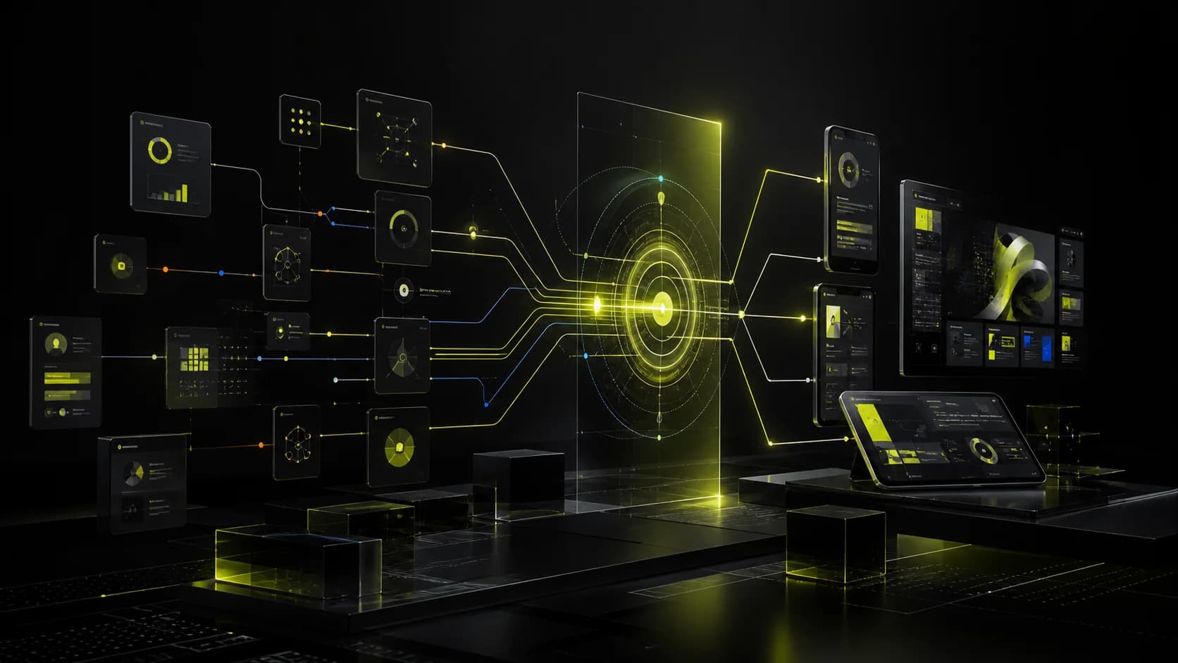 A connected five-stage digital delivery system